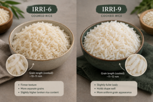 Rice sortex sorting process at a Pakistani rice mill