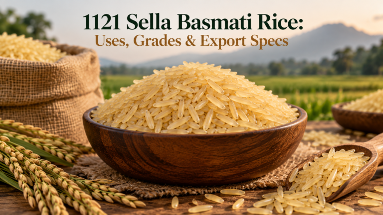 1121 Sella Basmati Rice: Uses, Grades & Export Specs