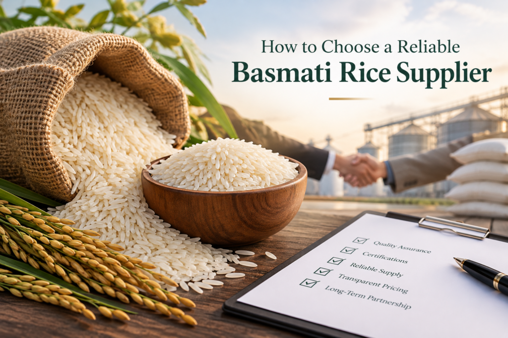 How to Choose a Reliable Basmati Rice Supplier