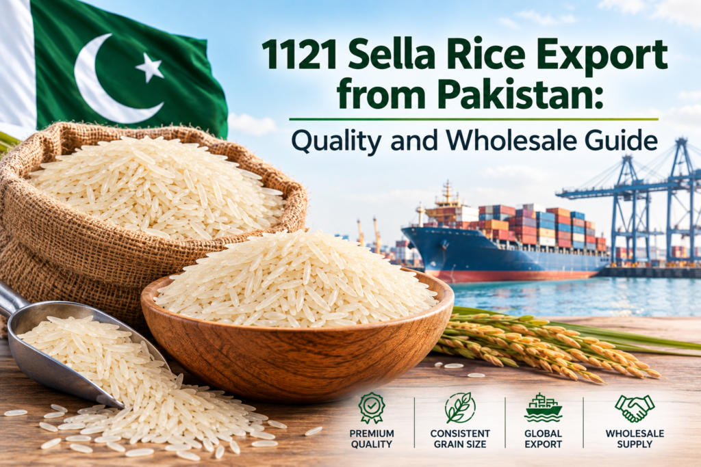 1121 Sella Rice Export from Pakistan: Quality and Wholesale Guide
