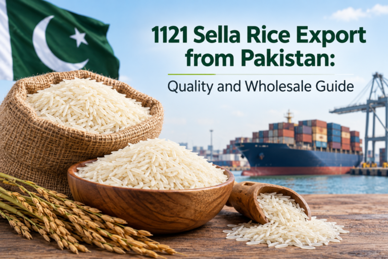 1121 Sella Rice Export from Pakistan: Quality and Wholesale Guide