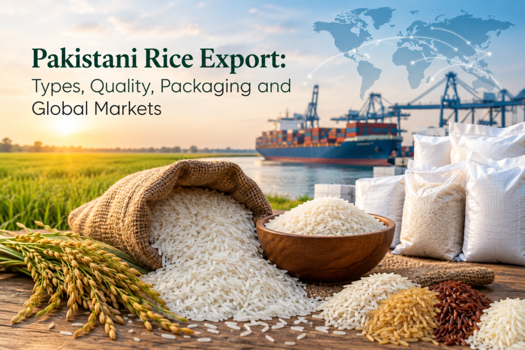 Pakistani Rice Export: Types, Quality, Packaging and Global Markets