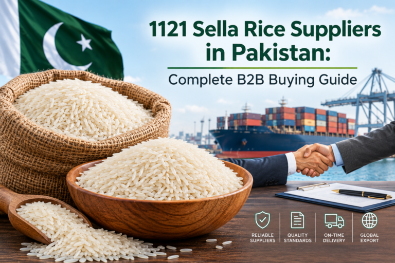 1121 Sella Rice Suppliers in Pakistan: Complete B2B Buying Guide