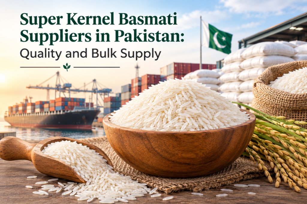 Super Kernel Basmati Suppliers in Pakistan: Quality and Bulk Supply
